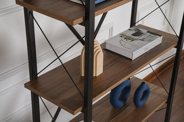 Industrial 5-Tier Bookshelf - Karrari