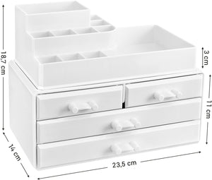 Makeup Organizer with Drawers & Compartments - Karrari