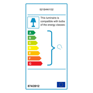 Industrial 6-Light Ceiling Lamp – Clear Glass - Karrari