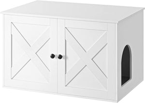 Cat Litter Box Enclosure Furniture with Removable Divider - Karrari