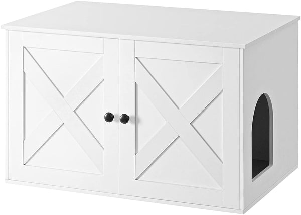 Cat Litter Box Enclosure Furniture with Removable Divider - Karrari