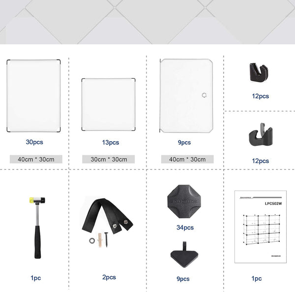 Cube Storage Organizer with Doors & Dividers - Karrari