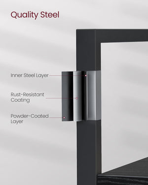 14-Tier Metal Frame Bookcase - Karrari