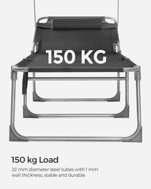 Portable Sun Lounger – Adjustable & Folding - Karrari