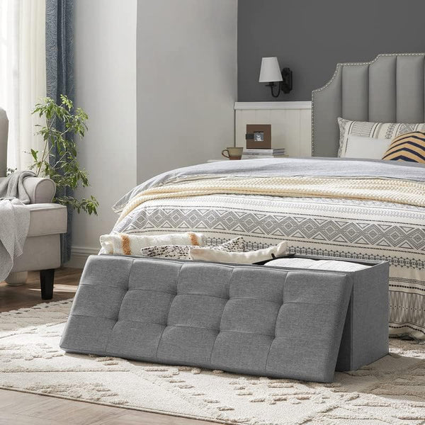 Folding Storage Ottoman Bench - Karrari