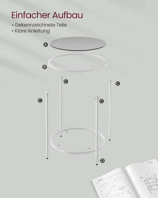 Glass Top Coffee Table - Karrari