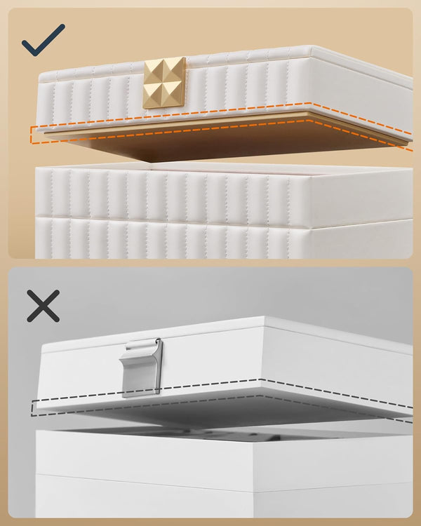 Jewellery Organizer, 4-Tier with Mirror - Karrari