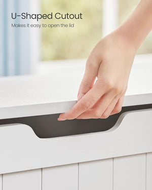 Modern Storage Chest Bench with Hinges - Karrari