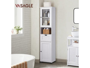 Freestanding Bathroom Cabinet with Glass Door - Karrari