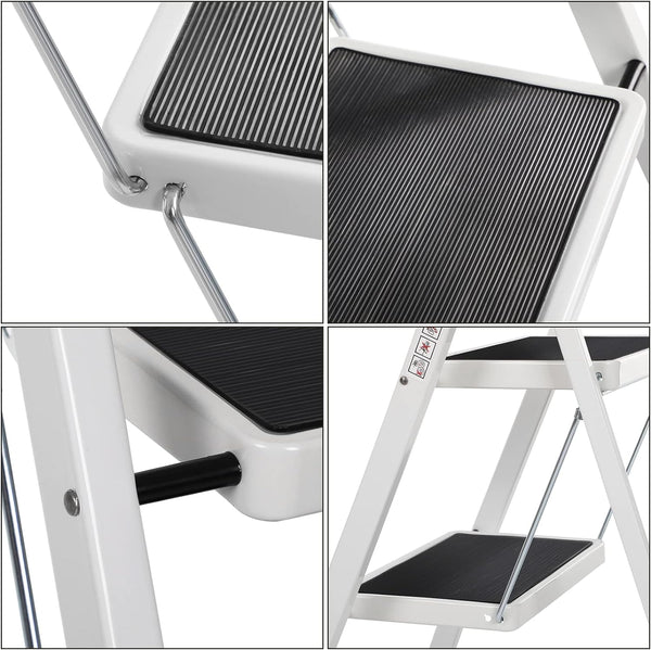 2-Step Folding Ladder with Safety Lock - Karrari