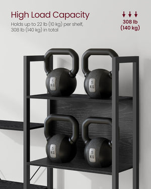 14-Tier Metal Frame Bookcase - Karrari