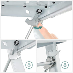 2-Step Folding Ladder with Safety Lock - Karrari