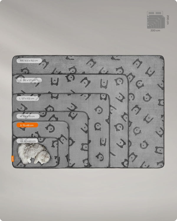 3-Pack Dog Blankets Washable, S, 73 x 63 cm - Karrari