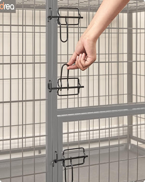 Heavy-Duty Dog Cage for Large & Medium Dogs - Karrari