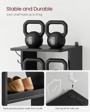 Slim 6-Tier Shoe Rack for Small Spaces - Karrari