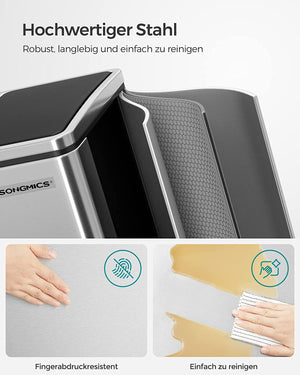 Double Kitchen Waste Bin 2×15L (Sorting Buckets) - Karrari