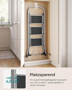 3-Step Folding Stepladder (150kg Capacity) - Karrari