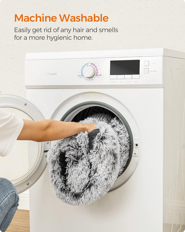 Fluffy Plush Dog Bed with Soft Padding (Washable) - Karrari