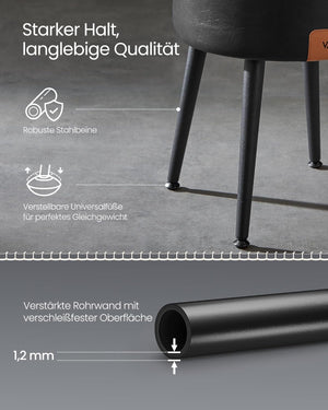 Mid-Century Modern Storage Ottoman Stool - Karrari