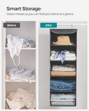 Set of 2 Foldable Hanging Storage Organisers - Karrari