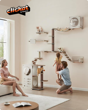 Cat Wall Cave Condo with Hammock & Window - Karrari