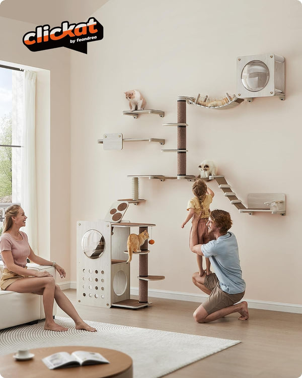 Cat Wall Cave Condo with Hammock & Window - Karrari