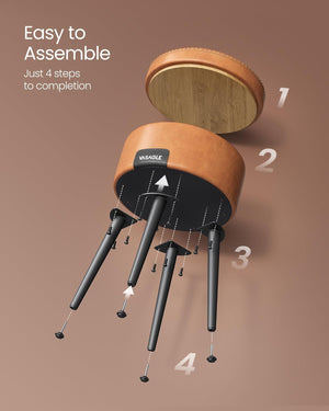 Mid-Century Modern Storage Ottoman Stool - Karrari