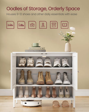 3-Tier Shoe Cabinet with Adjustable Shelf - Karrari