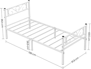 Single Metal Bed Frame - Karrari