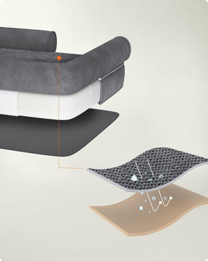 Orthopedic Dog Sofa Bed Removable Washable Cover - Karrari