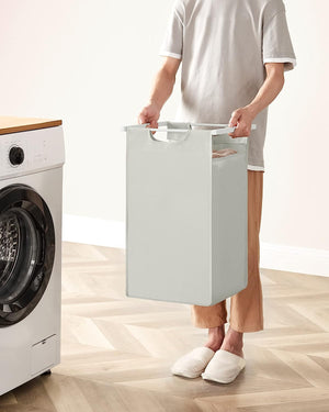 Laundry Hamper - 2 Removable Oxford Fabric Bags - Karrari