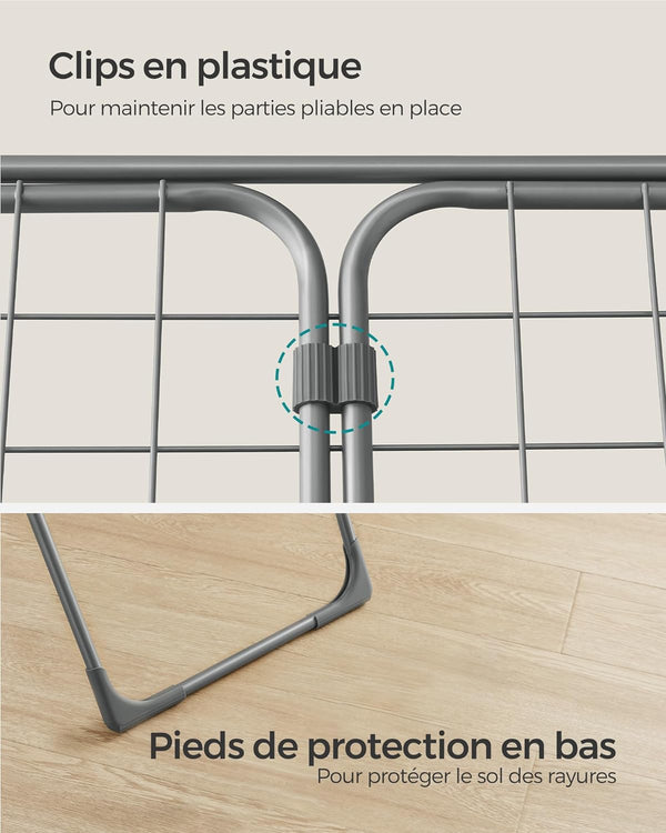 Free-Standing Clothes Airer with Wings - Indoor/Outdoor - Karrari