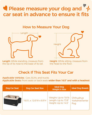 Pet Booster Seat for Small Dogs (Washable Liner) - Karrari