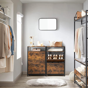 Shoe Cabinet with 2 Compartments (Hallway Storage) - Karrari