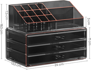Makeup Organizer with Drawers & Compartments - Karrari