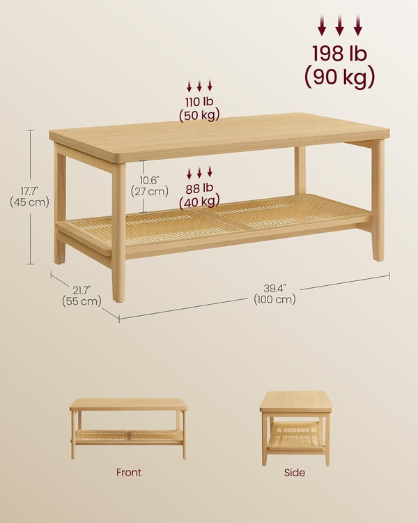 2-Tier Boho Coffee Table - Karrari