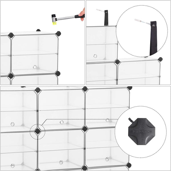 Cube Storage Organizer with Doors & Dividers - Karrari