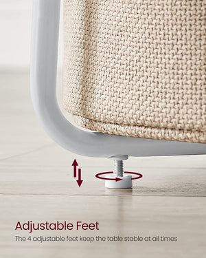 Side Table with Fabric Basket - Karrari