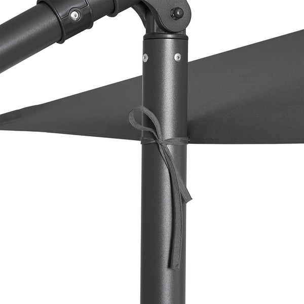 Garden Sunshade Parasol – 3m with LED & Base - Karrari