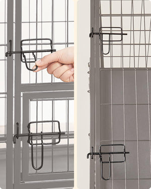 Durable Dog Cage with Double Removable Doors - Karrari