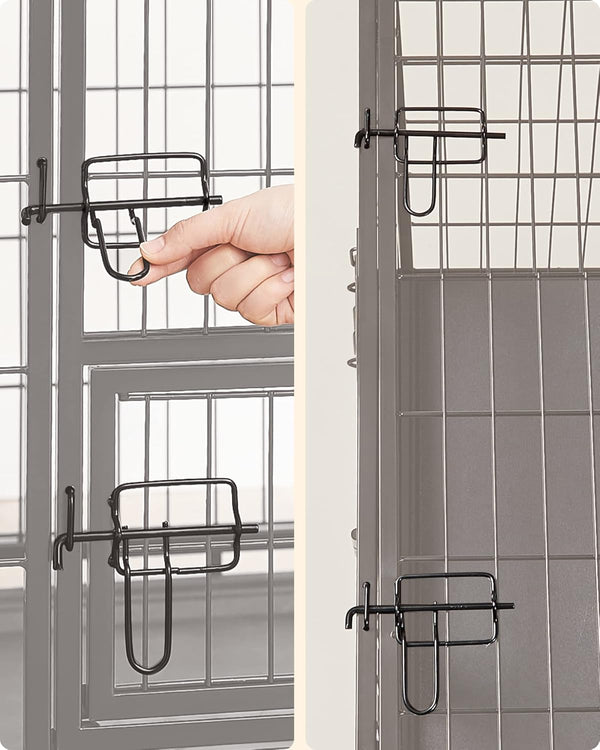 Durable Dog Cage with Double Removable Doors - Karrari