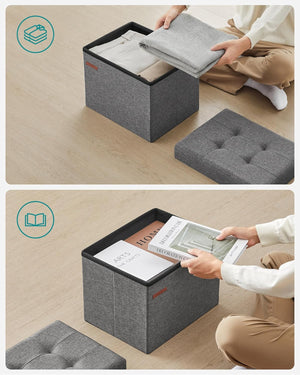 Folding Storage Ottoman Bench - Karrari