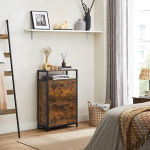 Shoe Cabinet with 2 Compartments (Hallway Storage) - Karrari