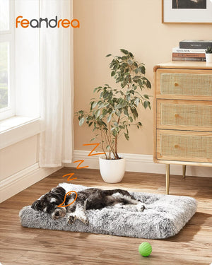 Fluffy Plush Dog Bed with Soft Padding (Washable) - Karrari
