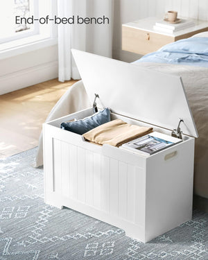 Modern Storage Chest Bench with Hinges - Karrari