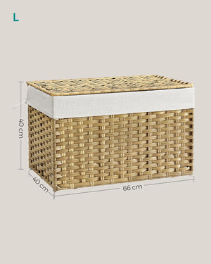 105L Laundry Basket with Lid - Karrari