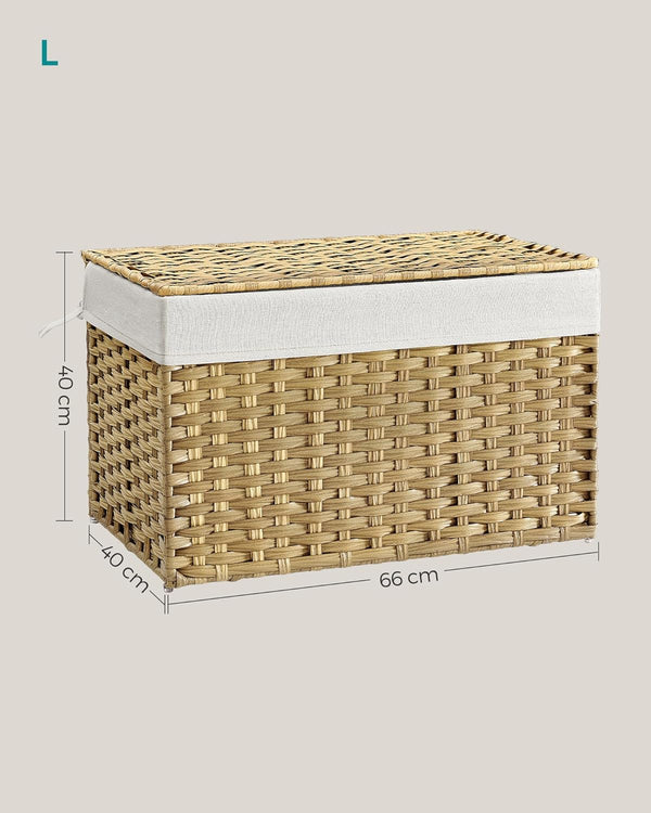 105L Laundry Basket with Lid - Karrari