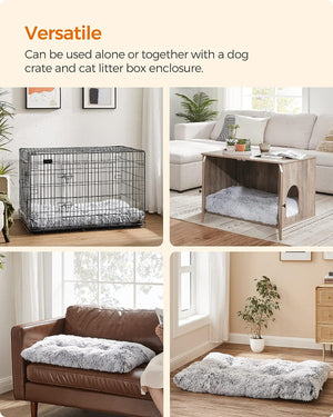 Fluffy Plush Dog Bed with Soft Padding (Washable) - Karrari