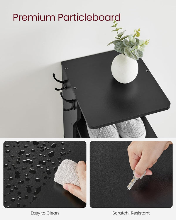 Slim 6-Tier Shoe Rack for Small Spaces - Karrari