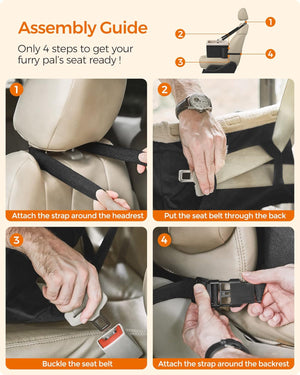 Pet Booster Seat for Small Dogs (Washable Liner) - Karrari